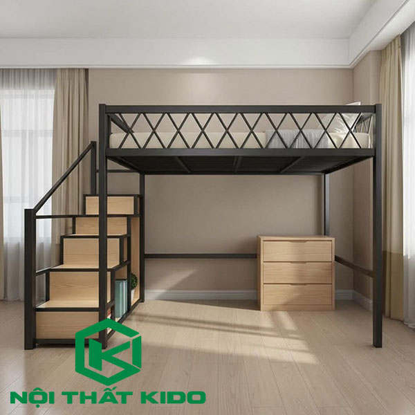 Giường sắt 1 tầng Andre