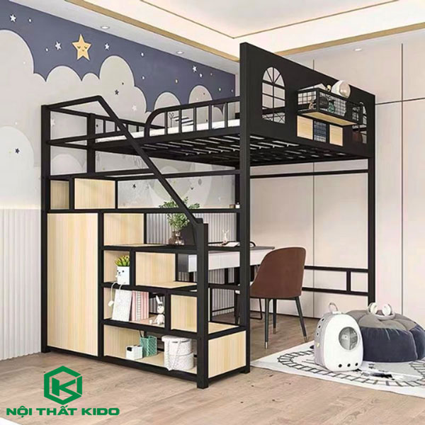 Giường sắt 1 tầng Enzo