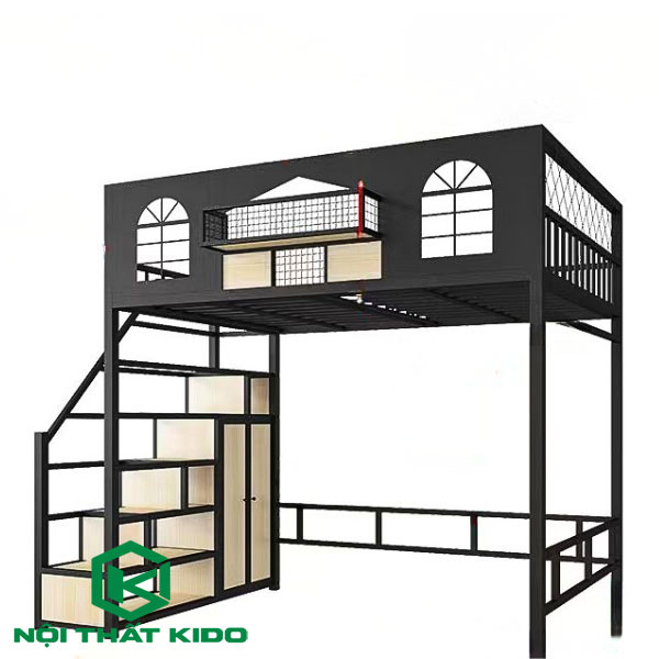 Giường sắt 1 tầng Enzo