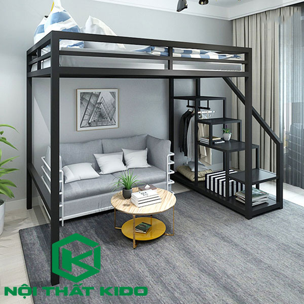 Giường sắt 1 tầng Trent