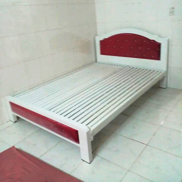Giường sắt bọc nệm Dakiten