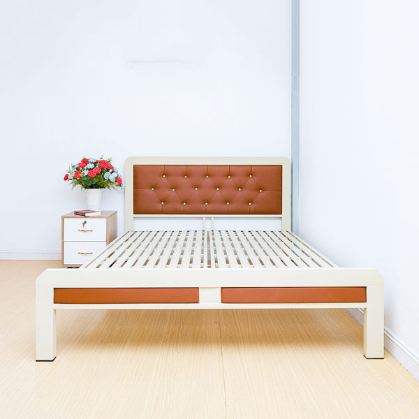 Giường sắt màu trắng Sinvan