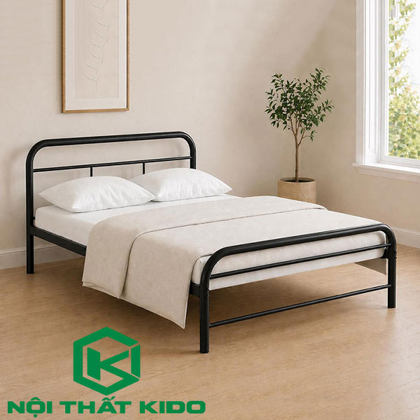 Giường sắt tròn Goza
