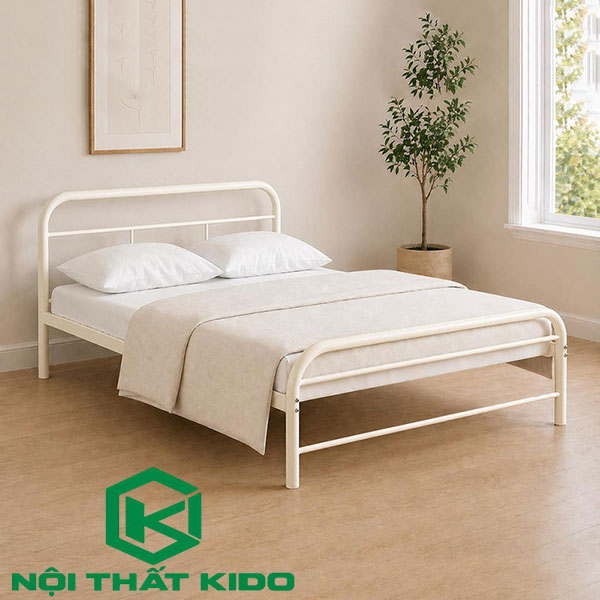Giường sắt tròn Goza