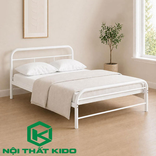 Giường sắt tròn Goza