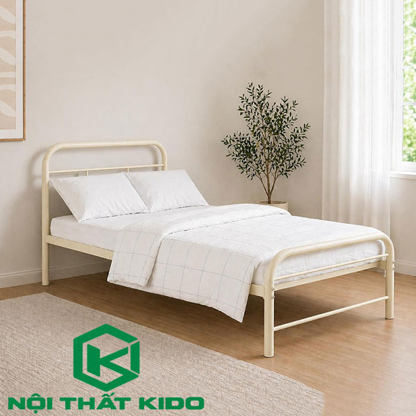 Giường sắt tròn Goza