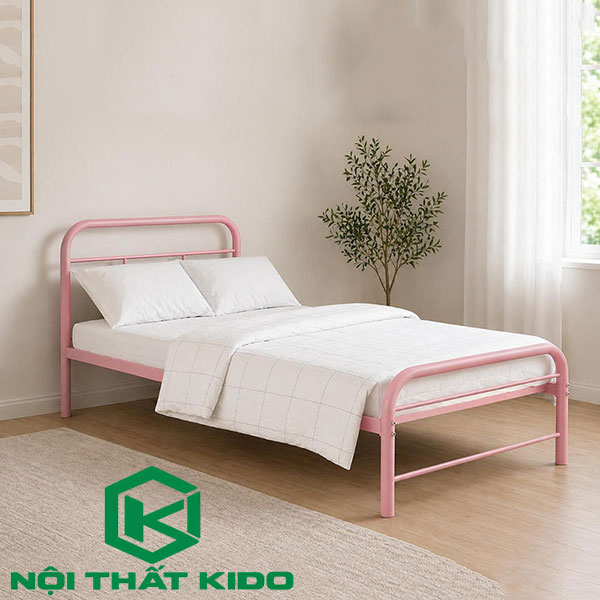 Giường sắt tròn Goza