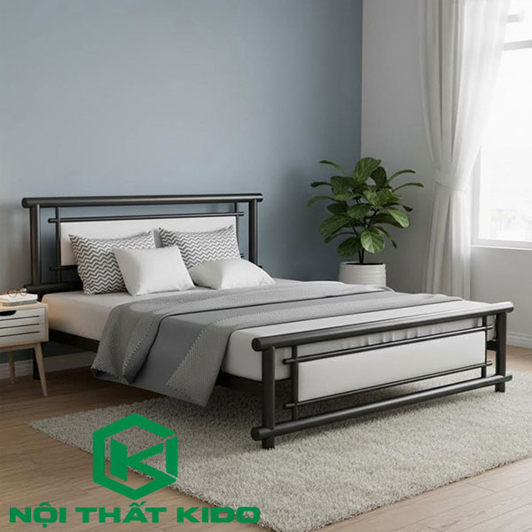 Giường sắt tròn Kese