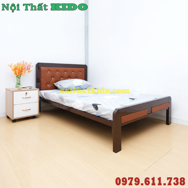 Giường sắt hộp 1m2