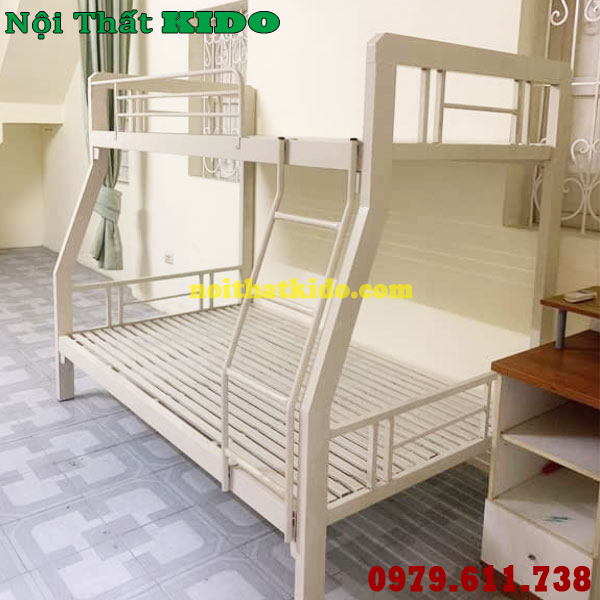 Giường sắt 2 tầng 1m6 x 2m