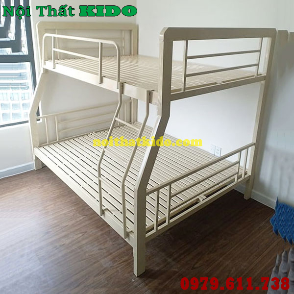 Giường sắt 2 tầng 1m6 x 2m