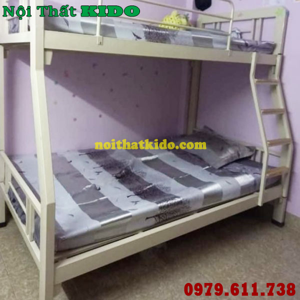 Giường sắt 2 tầng 1m6 x 2m