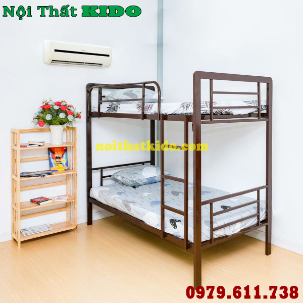 Giường sắt 2 tầng 1m2