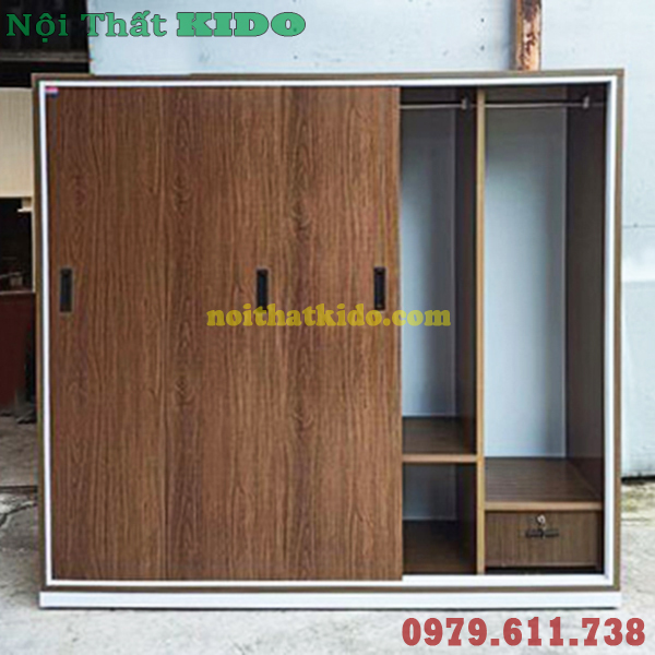 Tủ nhựa 5 cánh cửa lùa hiện đại