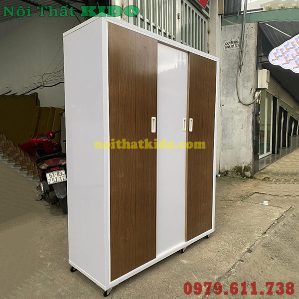 Tủ nhựa cửa lùa 3 cánh