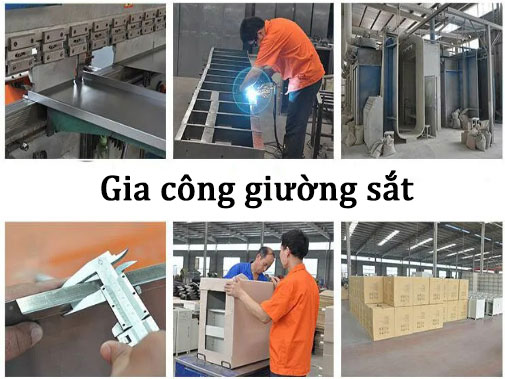 Dịch vụ gia công giường sắt theo yêu cầu