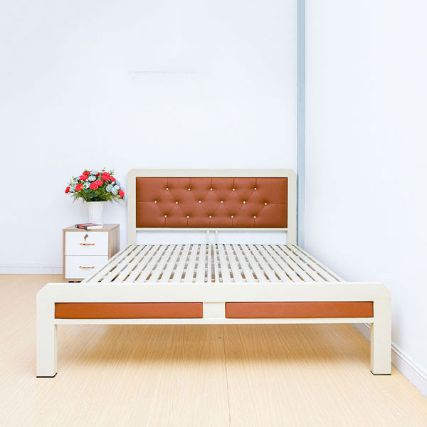 Giường sắt hộp vuông