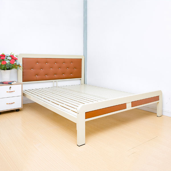 Giường sắt hộp vuông
