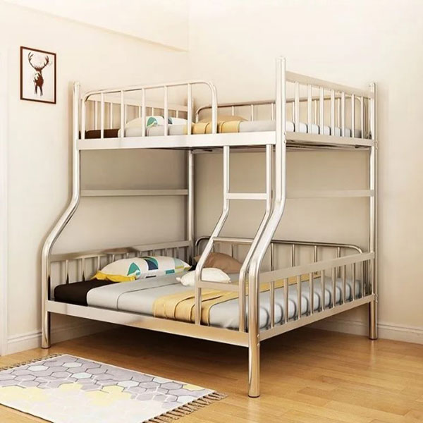 Giường inox 2 tầng thiết kế thời trang và hiện đại