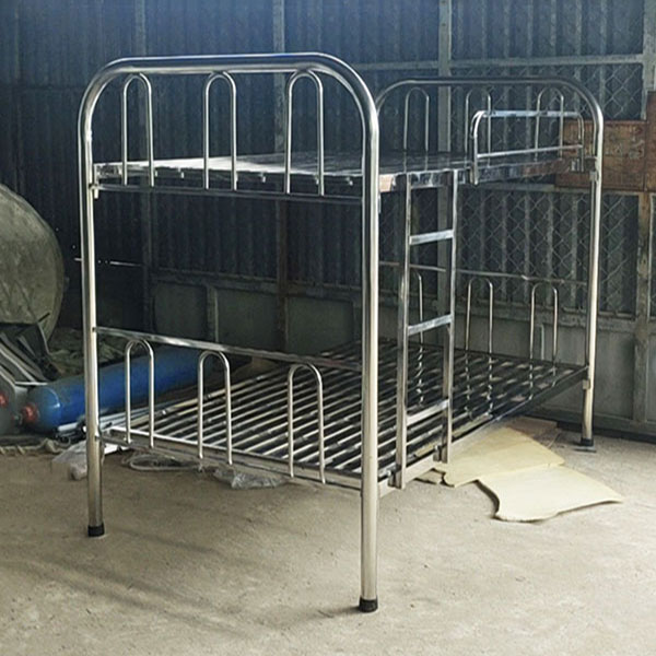 Giường tầng bằng inox tháo lắp nhanh chóng và tiện ích