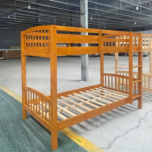 Giường tầng gỗ thông dành cho người lớn