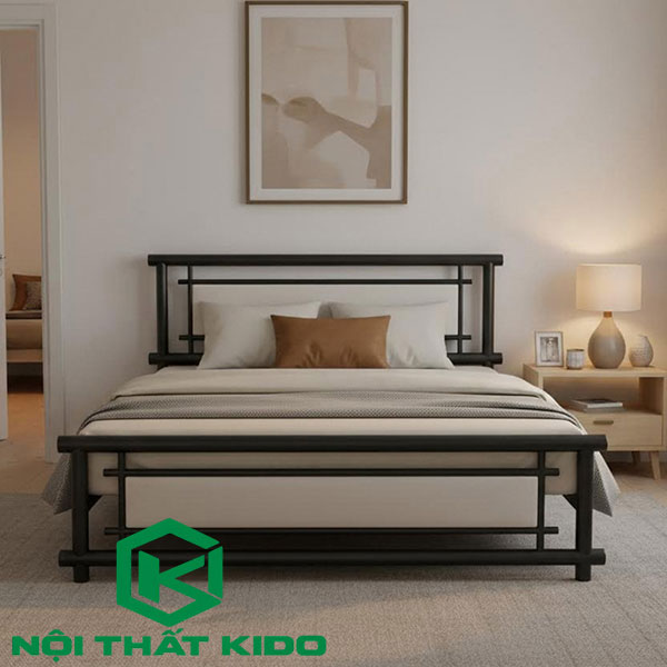 Giường sắt tròn Kese