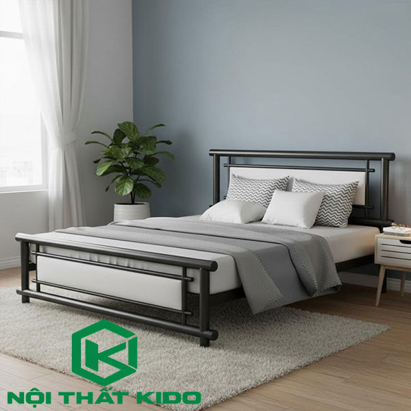 Giường sắt tròn Kese