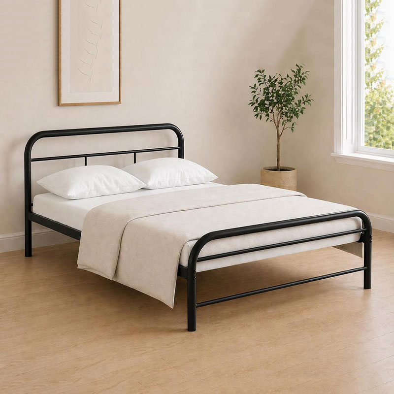 Giường sắt tròn Goza
