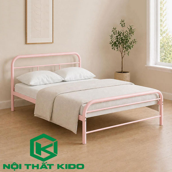 Giường sắt tròn Goza