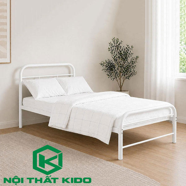 Giường sắt tròn Goza