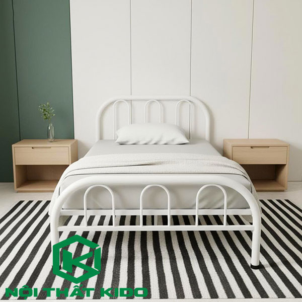 Giường sắt tròn Guzip