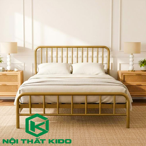 Giường sắt tròn Lyke